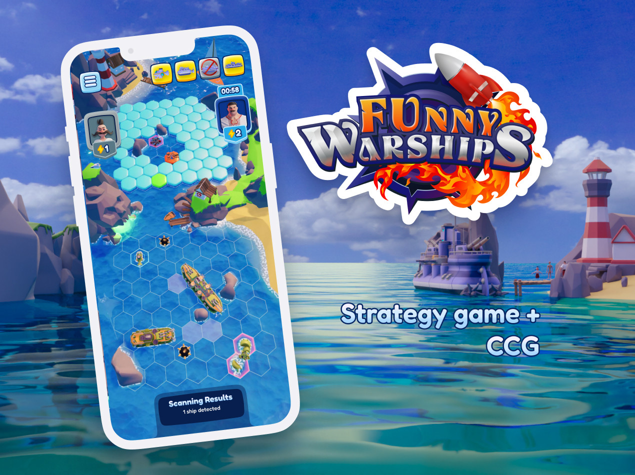 Funny Warships Strategy Game + CCG